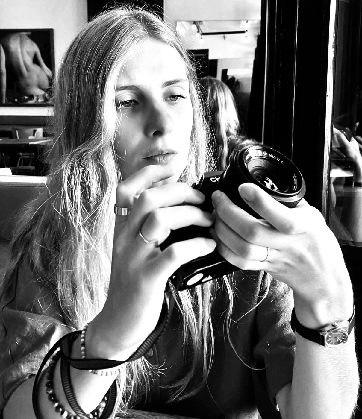 Portrait of Jelly Harris, photographer